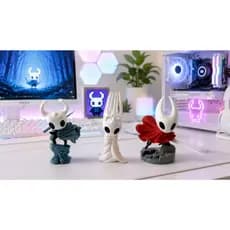 Hollow Knight boneco|Hornet| |Cavaleiro Oco| |Quirrel| |Suporte Controle Xbox, PS| Rei Palido| |Luminria|.