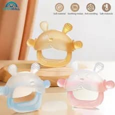 OPENMALL Silicone Mordedor Criança Mastigar Brinquedos Sensoriais Anti Gota Pulso Mão Bebê Dentição Mitten Grau Alimentí