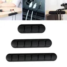 3 Pçs Novo Cabo De Alimentação Gerenciador Fixo Chuck Plug Mouse Fone De Ouvido Enrolador Cartão Dados Do Telefone Móvel