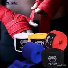 YOUNGSTAR 1 Par 1.5M/3M/5M Bandagens De Boxe Esportes Sanda Muay Thai Treinamento Auto-Adesivo Micro Elástico Ligação Mã