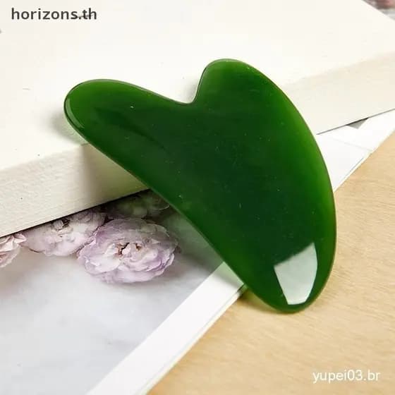 [B & H Jun] Massagem Guasha Raspagem Raspador Massageador Facial Olho Rosto Placa { th }