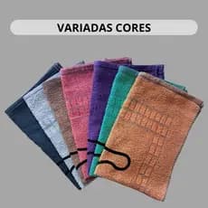 Tapete Entrada Pezinho 100% Algodão Felpudo Premium Secagem Fácil
