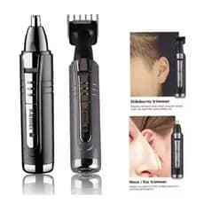 Maquininha De Tirar Pelo Nariz Barba Cabelo Km6511 Kemei Cor Preto Voltagem 110v/220v