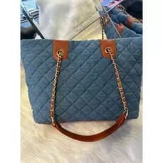 Bolsa Feminina Jeans Grande Alça de Corrente Ombro ALEATÓRIO 88678