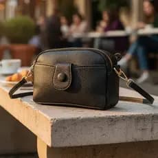 Bolsa Feminina Carteira Transversal Pequena couro sintético