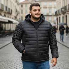 Bobojaco Jaqueta Puffer Masculino Plus Size Tam: G2 Ao G5