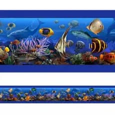 Faixas decorativas - Tema Fundo do mar - Peixes - Disponível em diversas opções de tamanho pra sua r