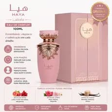 Haya Rosa Perfume Árabe Feminino 100ml