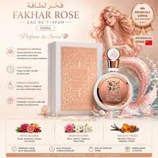 Perfume Árabe Fakhar Rose EDP 100ml Original Perfume da Sereia
