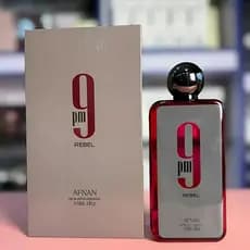 Afnan 9pm Rebel  Perfume Masculino Original | Luxo e Notas de Abacaxi e Baunilha
