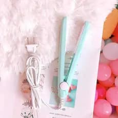 Mini Chapinha Prancha De Bolsa Portátil Cabelo Bivolt Estojo