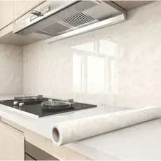 Papel Adesivos para cozinha Brilhante Lavável Resistente a Agua/Óleo material lavável 3M/5M/9M *60CM