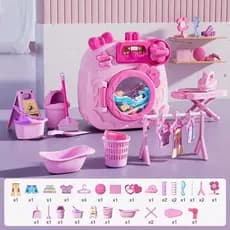 Kit Lava-louças de brinquedo /Mini Máquina de Lavar Infantil-Brinquedos infantis-casinha-Menino/menina