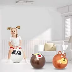 Bola Pula Pula Inflável 40CM infantil elastica brinquedo educativo divertido criativo menino menina