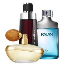 Kit Perfumes Inspirados Malbec +Kaiak+ Lily Alta Fixação Presente Dia - Envio Rápido