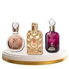 Kit 3 Perfumes Árabes Femininos SABAEH ORIEENTE FAHKAR ROSE Alta Fixação  Longa Duração ENVIO RÁPIDO