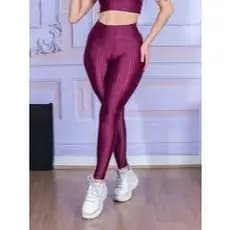 Kit Calça Legging Feminina Cós Alto Modeladora Malha Alfaiataria Casual Fitness Envio Imediato