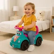 Carrinho Andador para Crianças, com buzina  formas e cores. Habilidade de manuseio da Criança