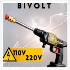 Lavadora Portátil Pressão Recarregável  Pistola de Alta Pressão 21V Alta Performance