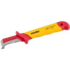 Faca Curva para Desencapar Cabos 7" Isolada Vde Iec60900 - Vonder
