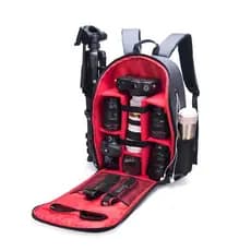 Mochila para câmera SLR à prova d'água Nikon, Canon, Sony, lentes grandes para câmeras fotográficas e acessórios