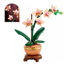 Buquê De Flores Em Blocos De Construção Ícones Criativos 274pcs