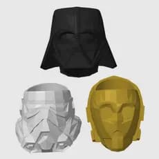 Vaso Star Wars do Darth Vader ou Stormtrooper ou C-3PO