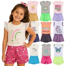 Kit Conjunto Infantil Menina Blogueirinha  Sortido do 1 a 10 Anos | conjunto infantil menina 10 anos