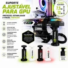 Suporte para Placa de Vídeo GPU Ajustável Nvidia e Radeon Universal