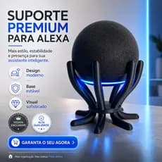 Suporte para Alexa Echo Dot Geração 4 e 5 - Base Decorativa Criativa de Mesa para Casa e Escritório
