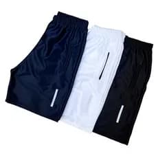 Combo 3 Bermudas Masculinas  Diversas Cores Para Esportes Com Bolsos