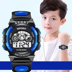 Relógio Digital infantil A Prova d'Agua Original Sport Shock Com Luz Cronometro Alarme Calendário Esportivos