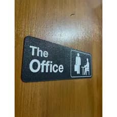 Placa Decorativa Temática The Office Quarto