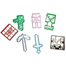 Cortador Marcador de Biscoito Pasta Americana Biscuit Temático Minecraft Videogame