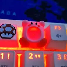 Keycap Kirby Nintendo Capa Tecla Teclado Mecânico Gamer