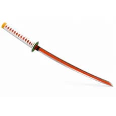 Espada Katana Samurai Cosplay Demon Slayer Kanao Tsuyuri Coleção Gamer Geek Enfeites Decorações Premium
