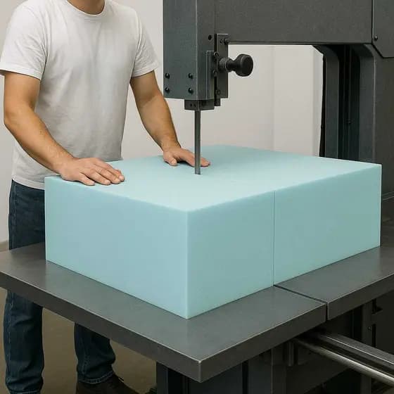 Espuma Densidade 33 Selada Continua Varias Medidas Resistente e Confortavel Banco Sofa Poltrona