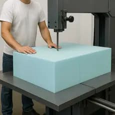 Espuma Densidade 33 Selada Continua Varias Medidas Resistente e Confortavel Banco Sofa Poltrona