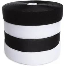 Velcro 5cm para costura preto/branco macho e femea (não autocolante)