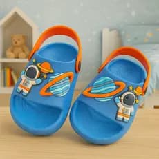 Chinelo Infantil Nuvem Confortável Slide Animais  Menino Astronauta Tubarão Macio Leve Masculino