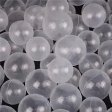Bolinha transparente para piscina de bolinhas 100 unidades