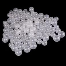 50 unidades de Bolinhas de Piscina Transparente/Cristal, Brinquedo, Infantil, Decoração.