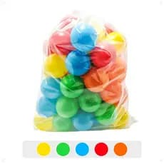 25 Bolinhas Coloridas Para Piscina Cores Sortidas