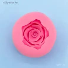 Molde de Silicone 3D em Forma de Rosa para Decoração de Bolos, Chocolate, Fondant e Sabonetes para Casamento