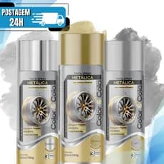 Tinta Spray Metálica 350ml Cromado Metálico