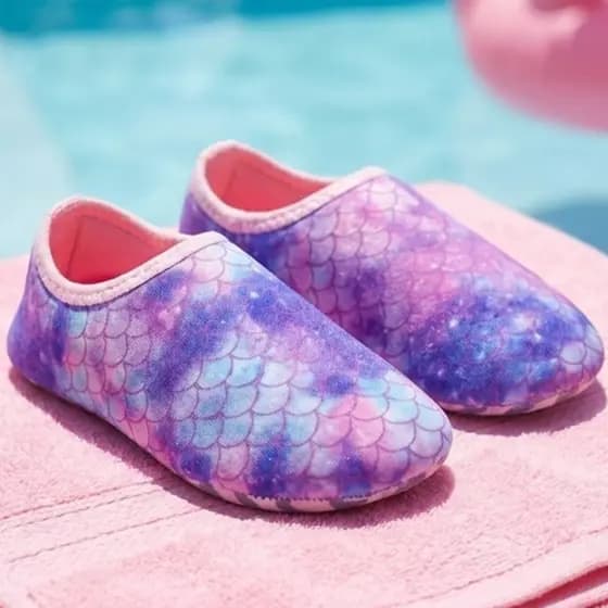 Sapatilha Aquática Antiderrapante Infantil Menina Bebê Areia Praia Piscina Envio Rápido