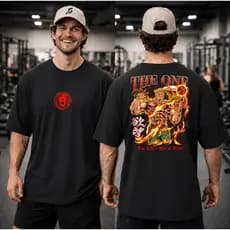 Camiseta Oversized Masculina Nanatsu no Taizai Escanor Treino Musculação Algodão