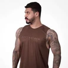 Regata Unisex Machão Treino Longline Academia e Crossfit