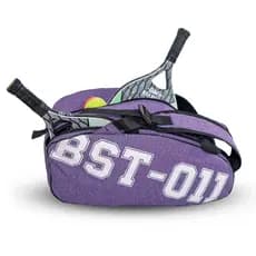 Raqueteira profissional capacidade 6 raquetes Beach tennis grande bolsa esportiva reforçada mochila