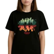 Camiseta Stranger Things  Camiseta Feminina Blusa Estilosa 100% Algodão